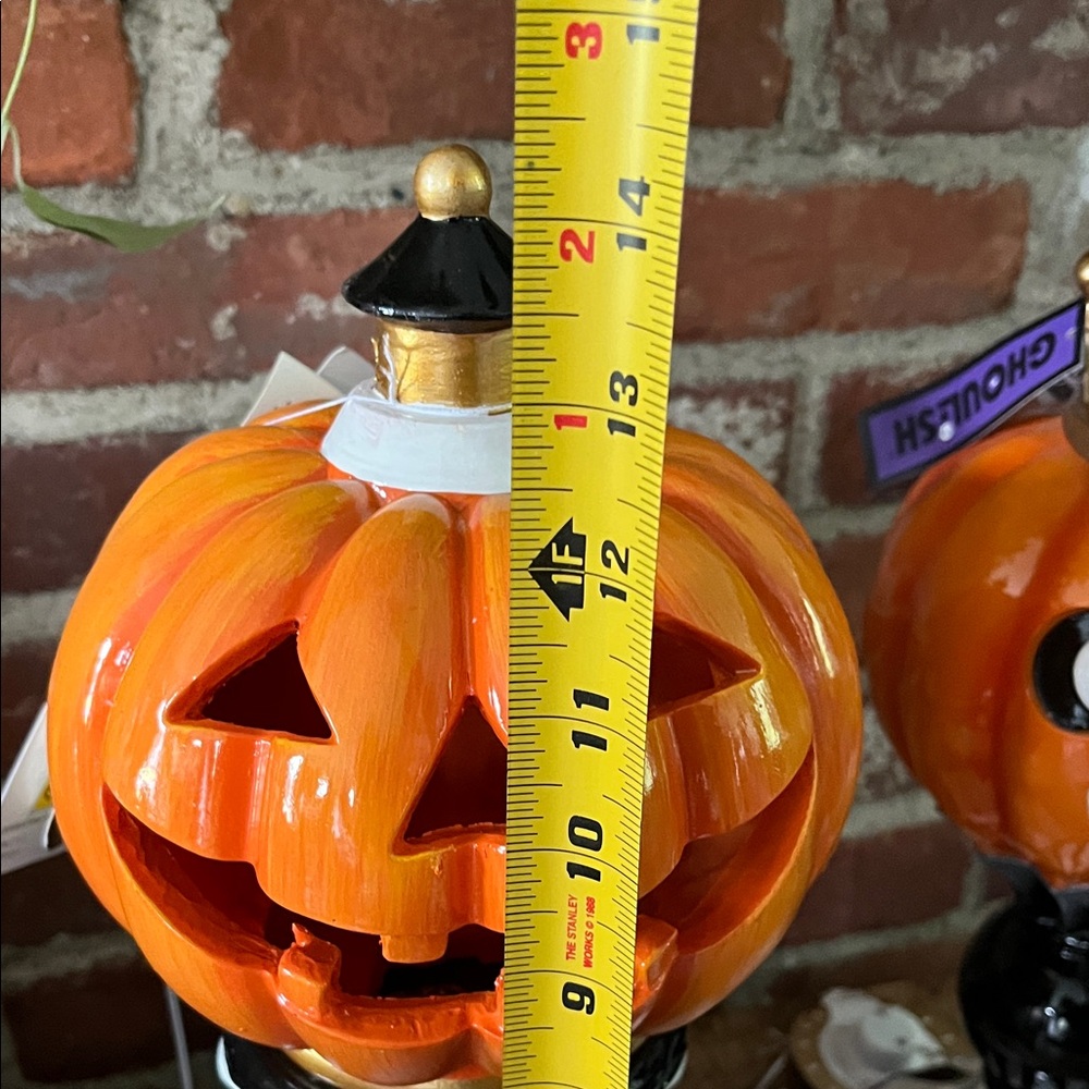 Festive Orange Pumpkin Decor by [Brand] - Picture 10 of 13